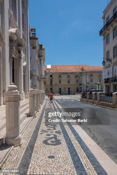 praça de municipio, lisbon, portugal - municipio stock pictures, royalty-free photos & images