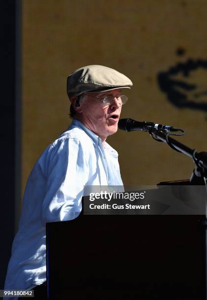 Steve Winwood performs on the Great Oak Stage at Barclaycard Presents British Summer Time Hyde Park at Hyde Park on July 8, 2018 in London, England.
