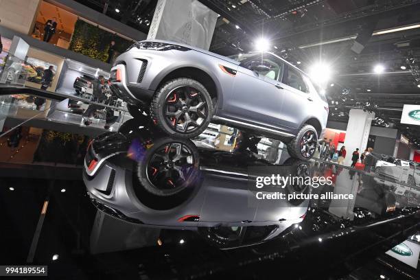 Land Rover Discovery is being presented at the Internationale Automobil-Ausstellung in Frankfurt am Main, Germany, 12 September 2017. The...