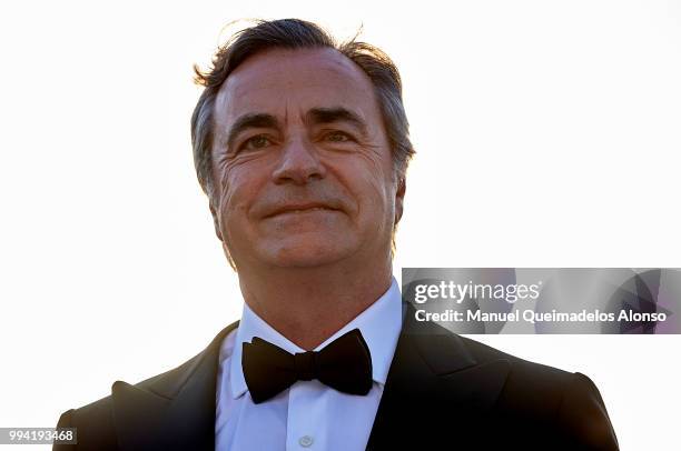 Carlos Sainz attends Arts, Sciences and Sports Telva Awards 2018 at Palau de Les Arts Reina Sofia on July 3, 2018 in Valencia, Spain.