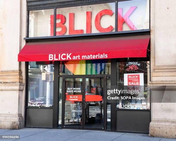 Blick Art Materials store in New York City.
