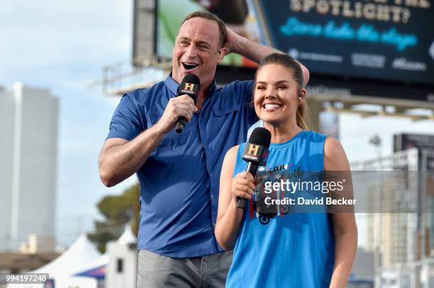 Matt Iseman and Kimberly Pressler attend HISTORY's Live Event "Evel Live" on July 8, 2018 in Las Vegas, Nevada.