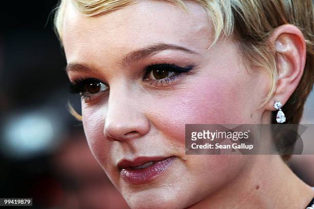 Actress Carey Mulligan attends the "Wall Street: Money Never Sleeps" Premiere at the Palais des Festivals during the 63rd Annual Cannes Film Festival...