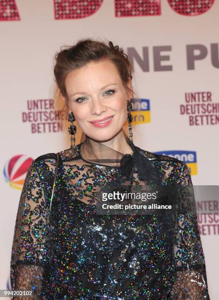 The actress Magdalena Boczarska attends the film premiere 'Unter deutschen Betten' at the Mathaeser Film Palace in Munich, Germany, 12 September...