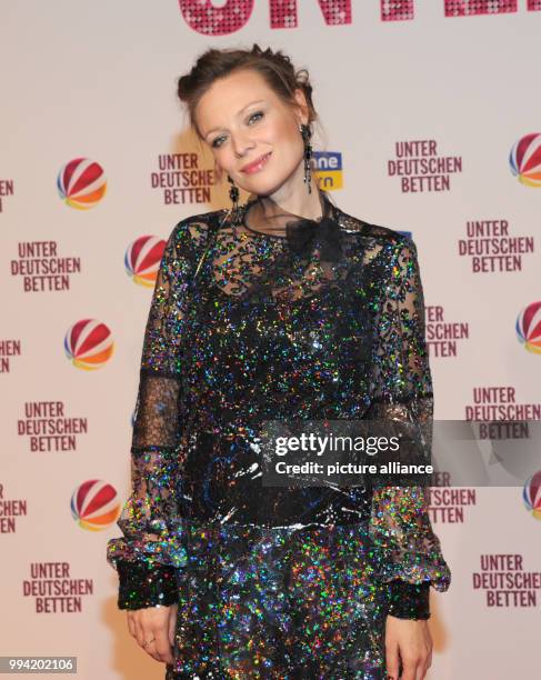 The actress Magdalena Boczarska attends the film premiere 'Unter deutschen Betten' at the Mathaeser Film Palace in Munich, Germany, 12 September...