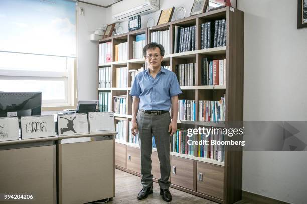 Kim Byeong-uk, president of the North Korea Development Institute, poses for a photograph in Seoul, South Korea, on Friday, June 29, 2018. South...