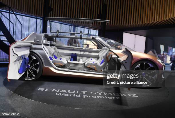 Renault Symbioz is presented at the Internationale Automobil-Ausstellung in Frankfurt am Main, Germany, 13 September 2017. From 14-24 September...