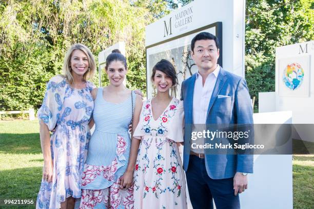 Sarah Gargano, Kate Lascar, Maya Ahluwalia and James Mun attend the Hamptons Magazine Cover Star Rose Byrne Celebration Presented By Lalique Along...