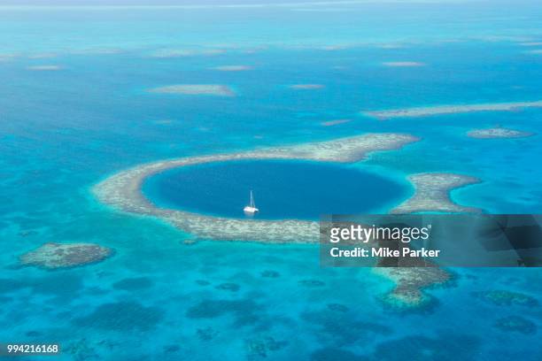 great blue hole 959 - rocky parker stock pictures, royalty-free photos & images