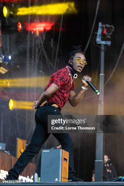 Lil Uzi Vert performs during Wireless Festival 2018 at Finsbury Park on July 8th, 2018 in London, England.