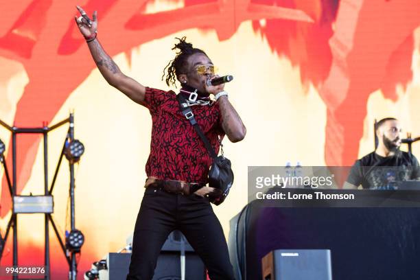 Lil Uzi Vert performs during Wireless Festival 2018 at Finsbury Park on July 8th, 2018 in London, England.