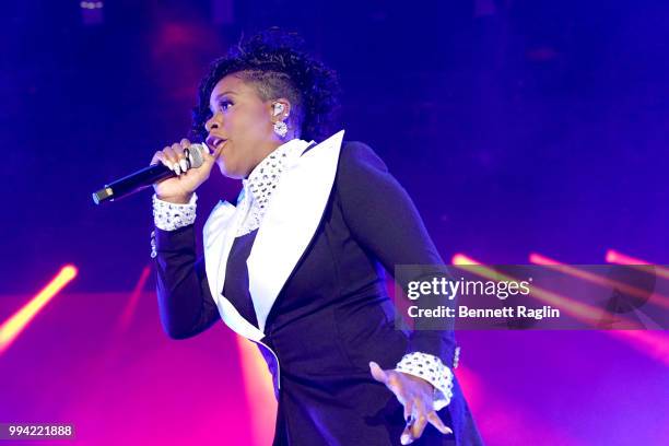 Fantasia performs onstage during the 2018 Essence Festival presented by Coca-Cola - Day 3 at Louisiana Superdome on July 7, 2018 in New Orleans,...