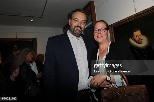 Prince Nikolaus and Princess Katharina zu Waldeck at the Dorotheum reception in Munich, Germany, 13 September 2017. The auction house is holding an...