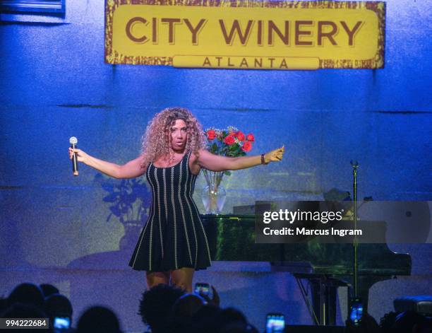 Singer Cherrelle performs on stage at City Winery on July 8, 2018 in Atlanta, Georgia.