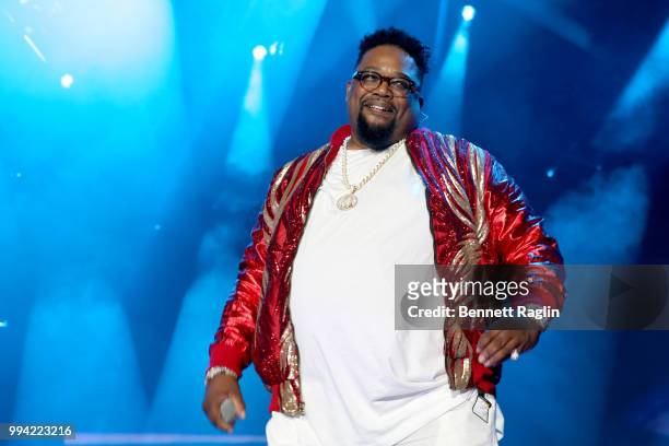 Dave Hollister performs onstage during the 2018 Essence Festival presented by Coca-Cola - Day 3 at Louisiana Superdome on July 7, 2018 in New...