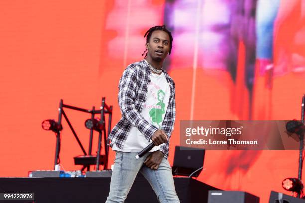 Playboi Carti performs during Wireless Festival 2018 at Finsbury Park on July 8th, 2018 in London, England.