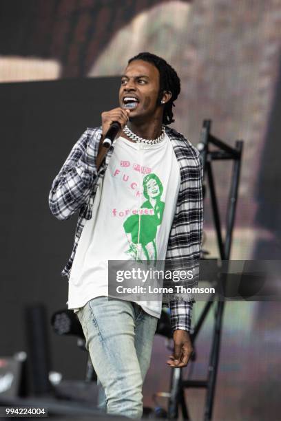 Playboi Carti performs during Wireless Festival 2018 at Finsbury Park on July 8th, 2018 in London, England.