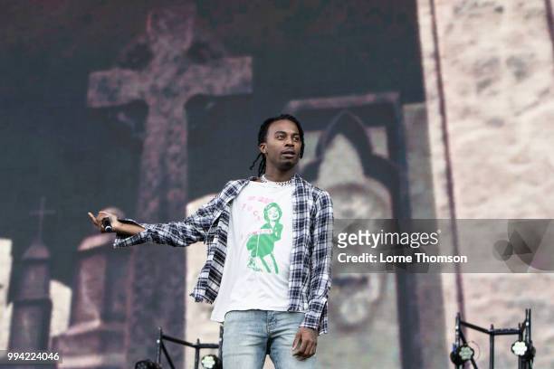 Playboi Carti performs during Wireless Festival 2018 at Finsbury Park on July 8th, 2018 in London, England.