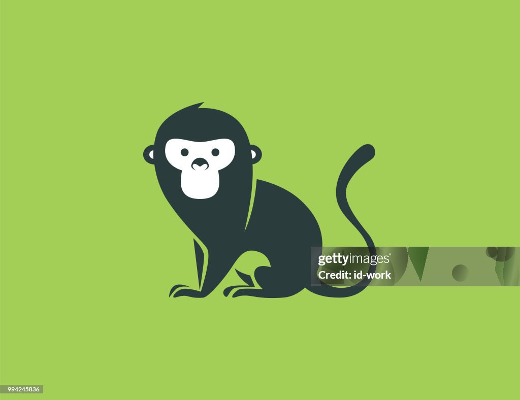 Affen Icon Affesymbol Stock-Illustration - Getty Images