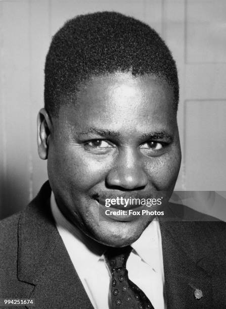 Joshua Nkomo , President of the Southern Rhodesia African National Congress, 1960.