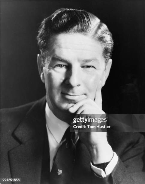 British businessman Eric Yarrow, managing director of Yarrow Plc, March 1964.