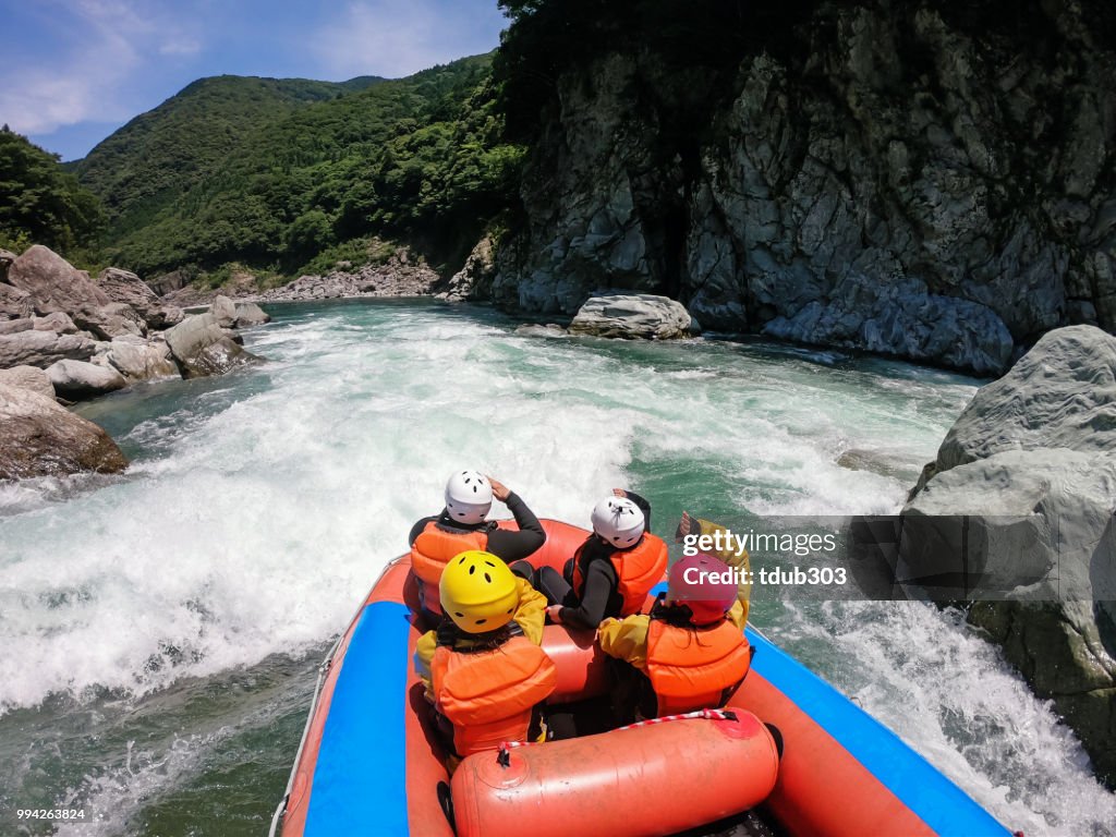 Personal point of view of a white water river rafting excursion