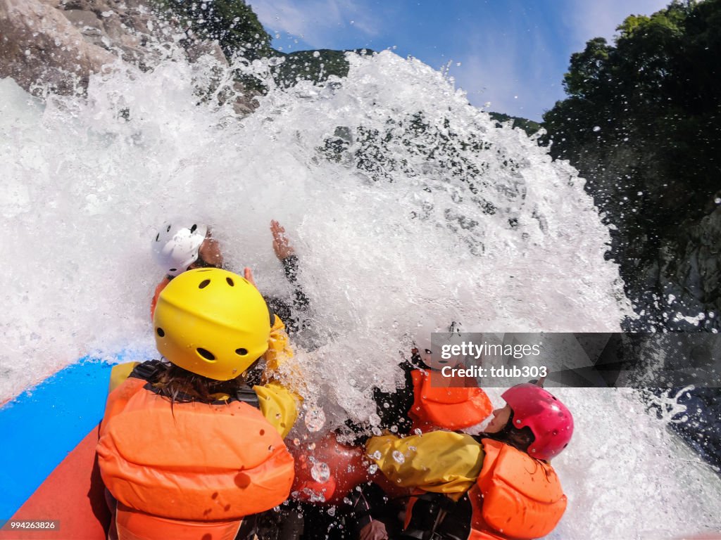 Personal point of view of a white water river rafting excursion