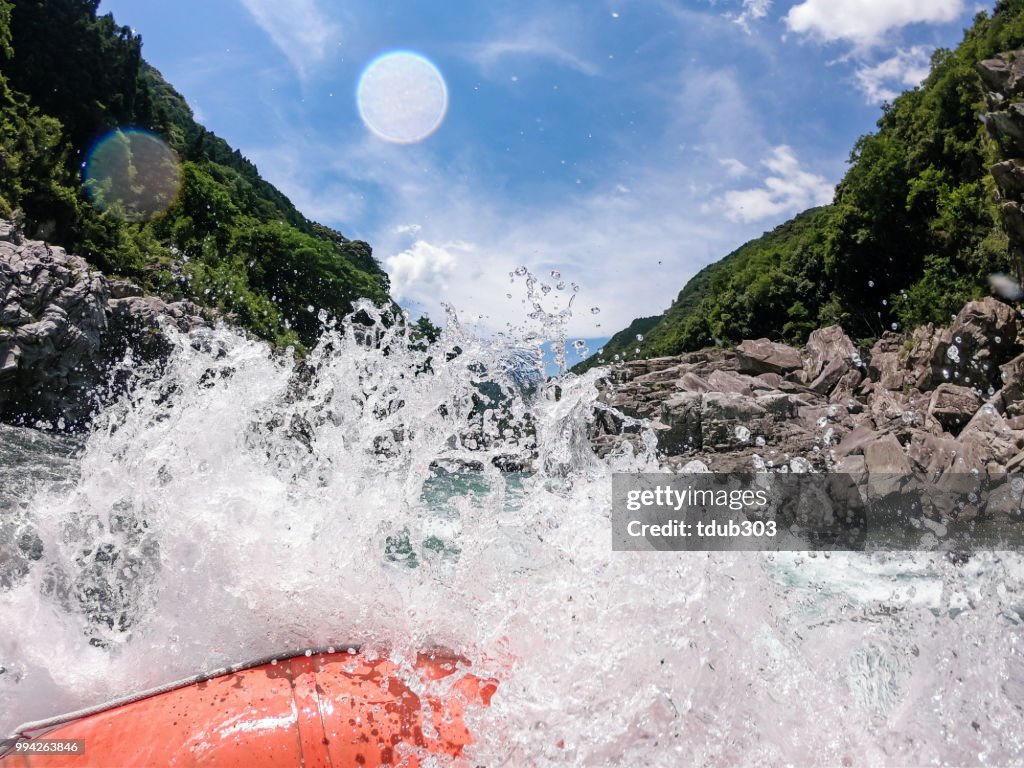 Personal point of view of a white water river rafting excursion