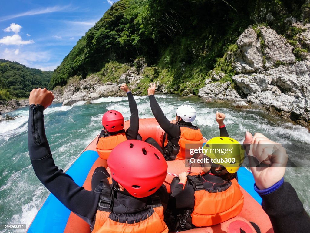 Personal point of view of a white water river rafting excursion