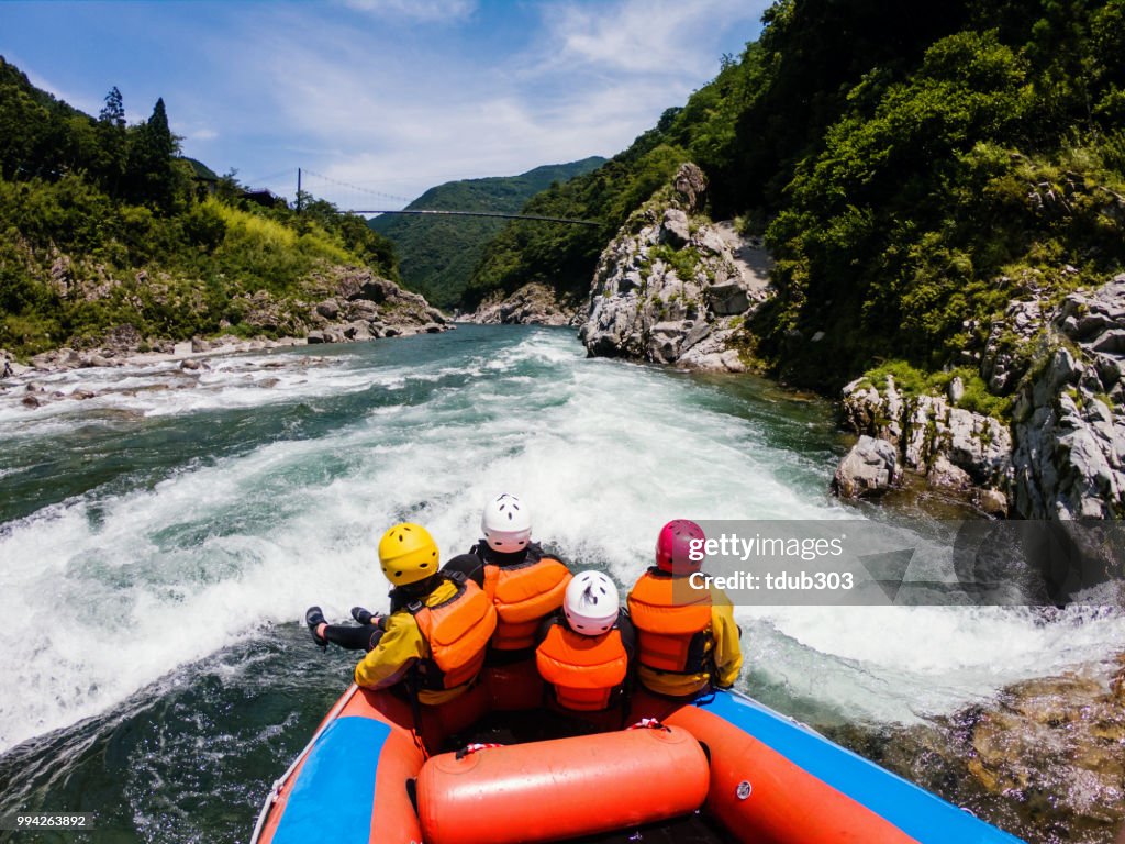 Personal point of view of a white water river rafting excursion