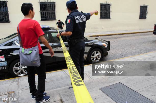 メキシコ警察 - 庇護者 ストックフォトと画像