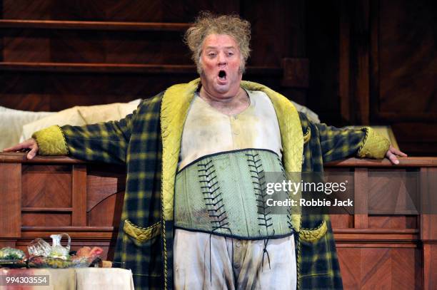 Bryn Terfel as Sir John Falstaff in the Royal Opera's production of Giuseppe Verdi's Falstaff directed by Robert Carsen and conducted by Nicola...