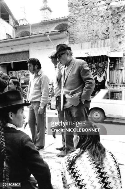 Klaus Barbie, ancien chef de la Gestapo de Lyon, dans les rues de La Paz en 1972 a La Paz, Bolivie.