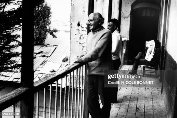 Klaus Barbie, ancien chef de la Gestapo de Lyon, a la prison San Pedro a la Paz en mai 1973 a La Paz, Bolivie.