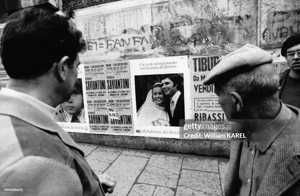 Campagne pour le référendum du 12 mai 1974 sur le divorce en Italie