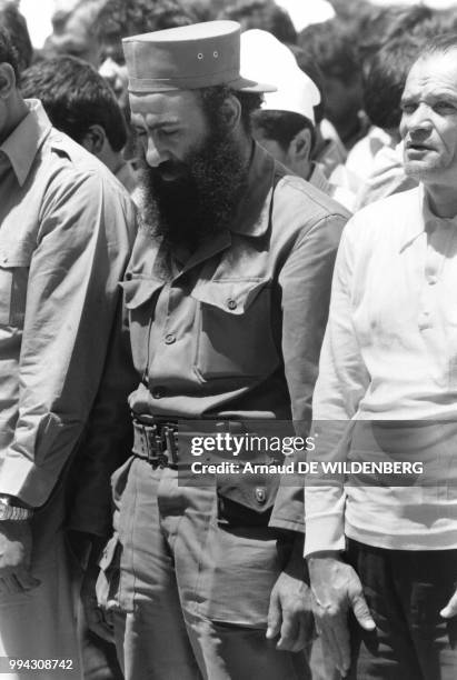 Abu Sharif à la prière du vendredi le 16 mai 1980 à Téhéran en Iran.