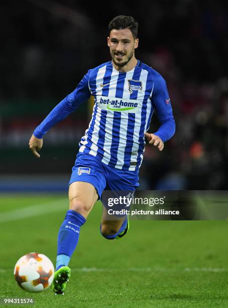 Hertha's Mathew Leckie during the Europa League soccer match between Hertha BSC and Athletic Bilbao, group phase, group J, 1. Match day in the...