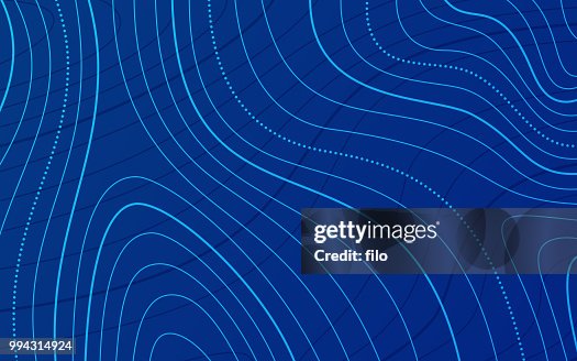 Blue Topographic Lines Background Blue Topographic Lines Background