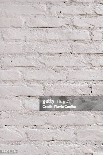 rough white brick wall - flavio coelho stock pictures, royalty-free photos & images
