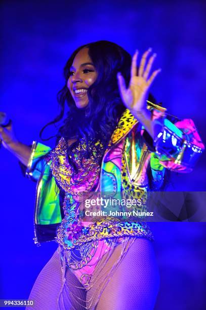 Ashanti performs at the 2018 Essence Festival - Day 3 on July 8, 2018 in New Orleans, Louisiana.