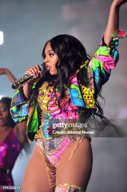 Ashanti performs at the 2018 Essence Festival - Day 3 on July 8, 2018 in New Orleans, Louisiana.