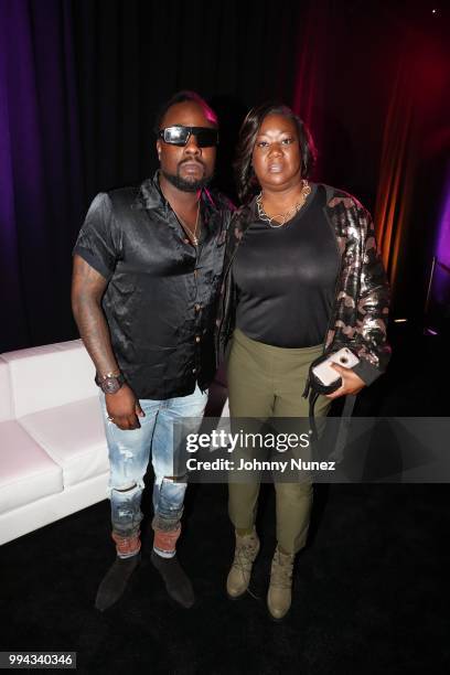 Wale and Sybrina Fulton attend the 2018 Essence Festival - Day 3 on July 8, 2018 in New Orleans, Louisiana.