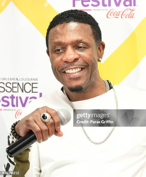 Singer Keith Sweat attends the 2018 Essence Festival - Day 3 at Louisiana Superdome on July 7, 2018 in New Orleans, Louisiana.