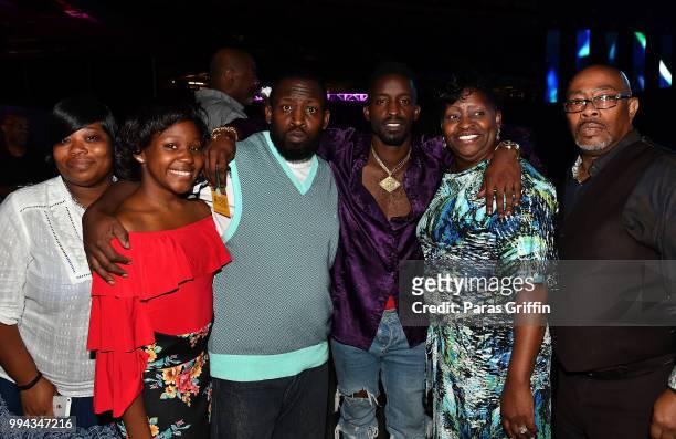 Elijah Kelley and guests attend 2018 Essence Festival - Day 3 at Louisiana Superdome on July 8, 2018 in New Orleans, Louisiana.