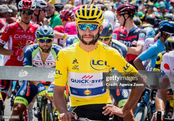 Fernando Gaviria Rendon of team Quick-Step during the stage 02 of the Tour de France 2018 on July 8, 2018 in La Roche-sur-Yon, France.