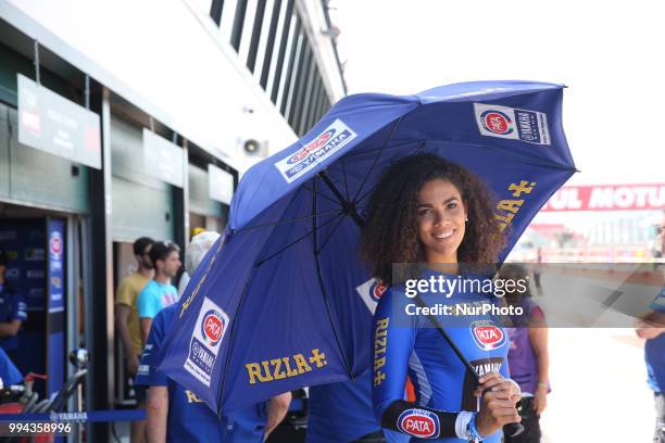 Grid Girls during the Motul FIM Superbike Championship - Italian Round Sunday race during the World Superbikes - Circuit PIRELLI Riviera di Rimini...