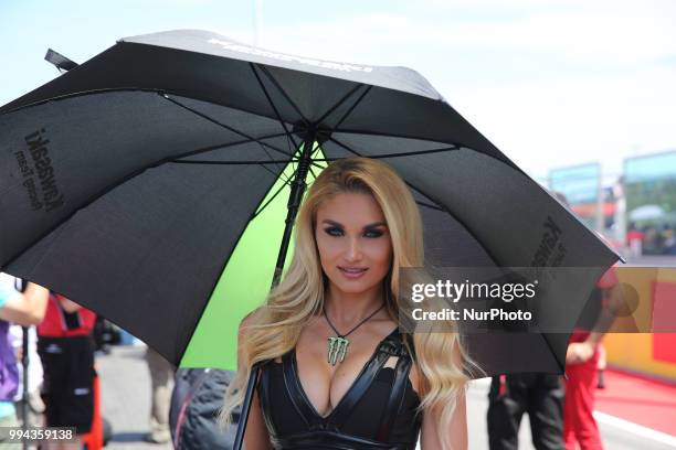 Grid Girls during the Motul FIM Superbike Championship - Italian Round Sunday race during the World Superbikes - Circuit PIRELLI Riviera di Rimini...