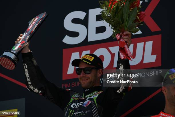 Jonathan Rea GBR Kawasaki ZX-10RR Kawasaki Racing Team WorldSBK during the Motul FIM Superbike Championship - Italian Round Sunday race during the...