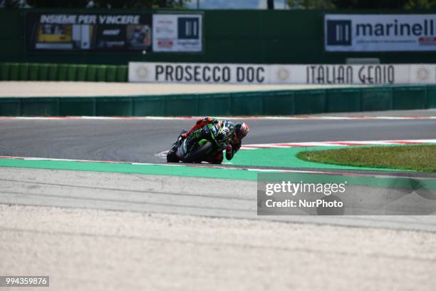 Tom Sykes GBR Kawasaki ZX-10RR Kawasaki Racing Team WorldSBK during the Motul FIM Superbike Championship - Italian Round Sunday race during the World...