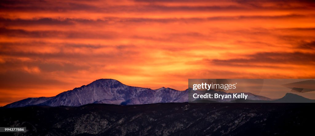 Pikes Peak in Purple